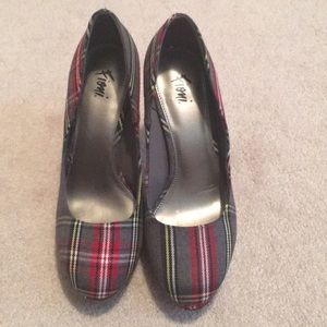 Fioni plaid heels